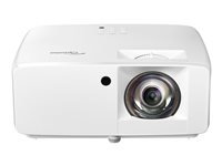 Optoma GT2000HDR - DLP-projektor - laser - 3D - 3500 lumen - Full HD (1920 x 1080) - 16:9 - 1080p - fast objektiv med kort kastavstånd - vit E9PD7KK31EZ4