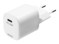 USB-C PD 20 W wall charger, 1 m detach. USB-C to Lightning USBC-AC141