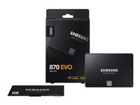 Samsung 870 EVO, 500 GB, 2.5", 560 MB/s, 6 Gbit/s MZ-77E500B/EU