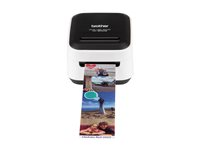 Brother VC-500W - Etikettskrivare - färg - termiskt papper - Rulle (5 cm) - 313 dpi - upp till 8 mm/sek (mono)/ upp till 8 mm/sek (färg) - USB 2.0, Wi-Fi(n) VC500WZ1