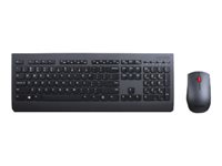 Lenovo 4X30H56820, Fullstor (100 %), Trådlös, RF Trådlös, QWERTY, Svart, Mus inkluderad 4X30H56820