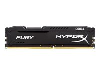 HyperX FURY Black 16GB DDR4 2666MHz, 16 GB, 1 x 16 GB, DDR4, 2666 MHz, 288-pin DIMM, Svart HX426C16FB/16