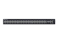 DELL S-Series Networking S3048-ON with reversed Air-Flow, hanterad, L2/L3, Gigabit Ethernet (10/100/1000), Full duplex, Rackmontering, 1U 210-AEDP