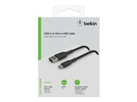 Belkin CAB007bt1MBK, 1 m, USB A, Micro-USB A, Svart CAB007BT1MBK