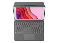 Logitech Combo Touch, AZERTY, Fransk, Styrplatta, 1,8 cm, 1 mm, Apple 920-009625