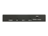 StarTech.com HDMI-splitter med 2 portar - 60Hz, HDMI, 2x HDMI, 3840 x 2160 pixlar, Svart, 1280 x 720 (HD 720), 1920 x 1080 (HD 1080), 1920 x 1200 (WUXGA), 2560 x 1600 (WQXGA), 3840 x 2160, 720p, 1080p ST122HD202