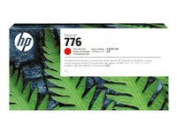 HP 776 - 1 L - hög kapacitet - kromröd - original - DesignJet - bläckpatron - för DesignJet Z9+ Pro 1XB10A