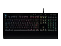 Logitech G G213 Prodigy Gaming Keyboard, Fullstor (100 %), Kabel, USB, QWERTZ, RGB LED, Svart 920-008089