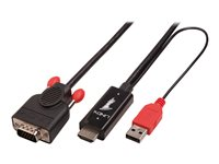 Lindy 41456, 2 m, HDMI, VGA (D-Sub), Hankoppling, Hankoppling, 1920 x 1200 pixlar 41456
