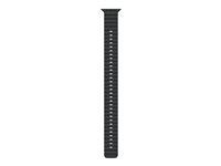 Apple - Klockarmbandsförlängning för smart klocka - 49 mm, naturlig titanfinish - 130 - 250 mm - svart MXTM3ZM/A