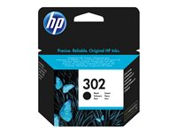 HP 302 - 3.5 ml - svart - original - bläckpatron - för Deskjet 1110, 21XX, 36XX, ENVY 45XX, Officejet 38XX, 46XX, 52XX F6U66AE#UUS