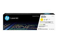 HP 222X HIGH YIELD YELLOW ORIGINAL LASERJET TONER CARTRIDG W2222X