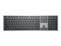 Dell Multi-Device KB700 - Tangentbord - trådlös - 2.4 GHz, Bluetooth 5.0 - QWERTY - hela norden - grå - med 3 års avancerad utbytesservice nästa arbetsdag KB700-GY-R-NOR