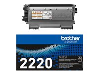 Brother TN-2220, 2600 sidor, Svart, 1 styck TN2220