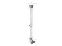 VISION Professional Telescopic Webcam Ceiling Mount - LIFETIME WARRANTY - pole length 440-740 mm / 17-29" - fits Logitech Brio web cam for Microsoft Whiteboard - fits any webcam with standard camera screw mounting - cable management - Includes: retro TM-WEBCAM