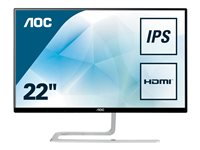 AOC 81 Series I2281FWH, 54,6 cm (21.5"), 1920 x 1080 pixlar, Full HD, LED, 4 ms, Svart I2281FWH