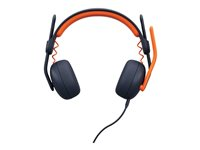 Logitech Zone Learn, Kabel, Utbildning, 154,5 g, Headset, Blå, Orange 981-001372