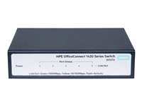 HPE OfficeConnect 1420 5g - Switch - ohanterad - 5 x 10/100/1000 - skrivbordsmodell JH327A#ABB