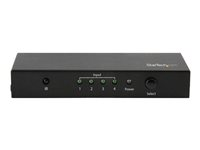 StarTech.com VS421HD20, HDMI, Svart, 60 hz, 1280 x 720 (HD 720), 1920 x 1080 (HD 1080), 1920 x 1200 (WUXGA), 2560 x 1600 (WQXGA), 3840 x 2160, Energiljus, 3840 x 2160 pixlar VS421HD20