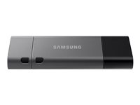 Samsung MUF-64DB, 64 GB, USB Type-A / USB Type-C, 3.2 Gen 1 (3.1 Gen 1), 300 MB/s, Keps, Svart, Silver MUF-64DB/APC