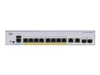 Cisco Business 350 Series 350-8P-E-2G - Switch - L3 - Administrerad - 8 x 10/100/1000 (PoE+) + 2 x kombinations-SFP - rackmonterbar - PoE+ (67 W) CBS350-8P-E-2G-UK