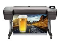 HP DesignJet Z6dr PostScript - 44" storformatsskrivare - färg - bläckstråle - Rulle (111,8 cm) - 2 400 x 1 200 dpi - upp till 1.1 min/sida (mono)/ upp till 1.1 min/sida (färg) - Gigabit LAN, USB-värd - kniv T8W18A#B19