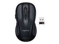 Logitech M510, laser, RF Trådlös, Svart 910-001826