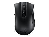 ASUS ROG Strix Carry, högerhand, Optisk, Trådlös RF + Bluetooth, 7200 DPI, Svart 90MP01B0-B0UA00