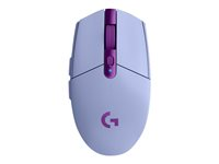 Logitech G G305, högerhand, Optisk, Trådlös RF + Bluetooth, 12000 DPI, 1 ms, lila 910-006023