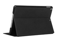 Targus Classic - Vikbart fodral för surfplatta - polyuretan, polykarbonat - svart - för Apple 10.2-inch iPad (7:e generation, 8:e generation, 9:e generation) THZ975GL