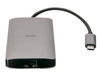 C2G C2G54458, Kabel, USB 3.2 Gen 1 (3.1 Gen 1) Type-C, 10,100,1000 Mbit/s, Grå, SD, 5 Gbit/s C2G54458