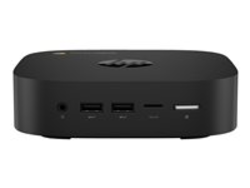 HP Chromebox G4 - Mini 1 x Celeron 7305 upp till - RAM 4 GB - flash - eMMC 64 GB - UHD Graphics - Gigabit Ethernet, IEEE 802.11ax (Wi-Fi 6E), Bluetooth 5.3 - Chrome OS - skärm: ingen 8T8P8EA#UUW