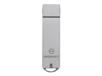 Kingston Technology IronKey S1000, 128 GB, USB Type-A, 3.2 Gen 1 (3.1 Gen 1), 230 MB/s, Keps, Silver IKS1000E/128GB