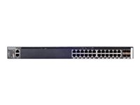 Lenovo RackSwitch G7028, hanterad, L2, Gigabit Ethernet (10/100/1000), Rackmontering, 1U 7159BAX