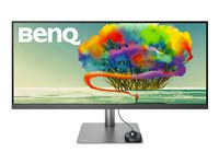 BenQ PD3420Q, 86,4 cm (34"), 3440 x 1440 pixlar, Quad HD, LED, 5 ms, Grå 9H.LJHLB.QPE