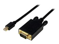 STARTECH.COM MDP2VGAMM3B Mini DisplayPort to VGA - 3ft - Active - Black MDP2VGAMM3B