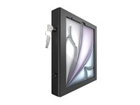 Compulocks iPad Air M2 13" (2024), Apex Enclosure AV Conference Capsule - Monteringssats (hölje, kapsel) - för surfplatta - låsbar - höggradigt stål, metallram - svart - skärmstorlek: 13" - väggmonterbar, bänkskiva - för Apple 13-inch iPad Air (M2) 341B13APXB