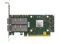 Mellanox ConnectX-6 DX - Kundsats - nätverksadapter - PCIe låg profil - 100 Gigabit QSFP56 x 2 - för PowerEdge C6420, C6525, R640, R6525, R740, R740xd, R740xd2, R7525, R840, R940XA 540-BCXM