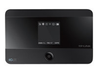 TP-LINK M7350, Mobilstyrd trådlös nätverksutrustning, Svart, Bärbar, 802.11b,802.11g,Wi-Fi 4 (802.11n), 150 Mbit/s, 2G, 3G, 4G, Edge, GPRS, GSM, HSPA, HSPA+, LTE, UMTS M7350