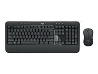 Logitech MK540 Advanced - Sats med tangentbord och mus - trådlös - 2.4 GHz - QWERTY - brittisk 920-008684