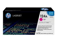 HP 124A magenta LaserJet-tonerkassett, original, 2000 sidor, Magenta, 1 styck Q6003A