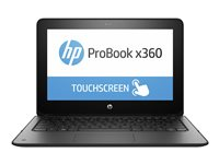 HP ProBook x360 11 G1 Education Edition Notebook - Flipputformning - Intel Celeron - N3350 / upp till 2.4 GHz - Win 10 Home 64-bitars - HD Graphics 500 - 2 GB RAM - 64 GB eMMC - 11.6" pekskärm 1366 x 768 (HD) - Gigabit Ethernet - Wi-Fi 5 - smoke gray Z3A44EA#UUW