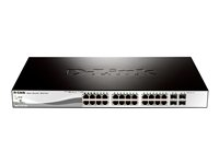 D-Link DGS-1210-28P, hanterad, L2, Gigabit Ethernet (10/100/1000), Strömförsörjning via Ethernet (PoE) stöd, Rackmontering, 1U DGS-1210-28P