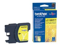 Brother LC1100HYY - Lång livslängd - gul - original - bläckpatron - för Brother DCP-6690CW, MFC-5890CN, MFC-5895CW, MFC-6490CW, MFC-6890CDW, Justio MFC-5890CN LC1100HYY