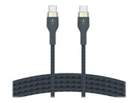 Belkin BOOST?CHARGE PRO Flex, 1 m, USB C, USB C, USB 2.0, Blå CAB011BT1MBL