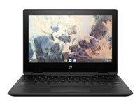 HP Chromebook x360 11 G4 Education Edition - Flipputformning - Intel Celeron - N4500 / upp till 2.8 GHz - Chrome OS - UHD Graphics - 8 GB RAM - 64 GB eMMC - 11.6" IPS pekskärm 1366 x 768 (HD) - Wi-Fi 6 - kbd: hela norden 305W2EA#UUW