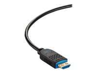 C2G 150ft (45.7m) C2G Performance Series High Speed HDMI Active Optical Cable (AOC) - 4K 60Hz Plenum Rated - High Speed - HDMI-kabel - HDMI hane till HDMI, 24 pin USB-C - 45.7 m - svart - plenum, Active Optical Cable (AOC), 4K60Hz stöd C2G41488
