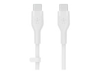 Belkin BOOST CHARGE - USB-kabel - 24 pin USB-C (hane) till 24 pin USB-C (hane) - 1 m - vit CAB009BT1MWH