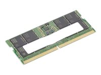 ThinkPad - DDR5 - modul - 16 GB - SO DIMM 262-pin - 4800 MHz / PC5-38400 - Campus - grön - för ThinkPad T14 Gen 4 21HD, T15p Gen 3 21DA, 21DB 4X71K08907