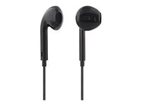 E100 Semi-in-ear headset, answer button, 3.5mm, mic, black HL-W106